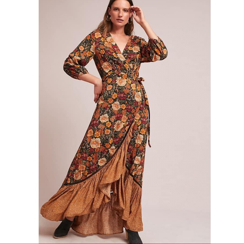 Farm Rio Madrid Wrap dress